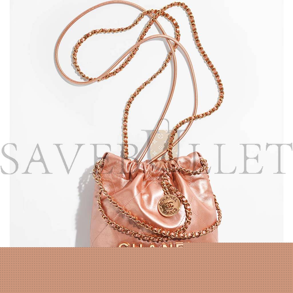 Ch*el 22 mini handbag as3980 b10691 nn728 (20*19*6cm)